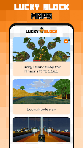 Lucky Block Mods & Maps for MC Screen 3