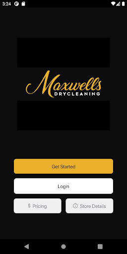 Android application Maxwells Drycleaning screenshort