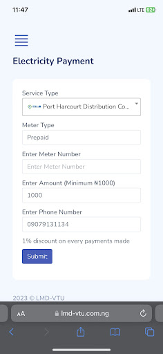 Android application Lmd-vtu screenshort