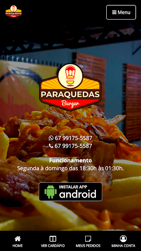 Android application Paraquedas Burger screenshort