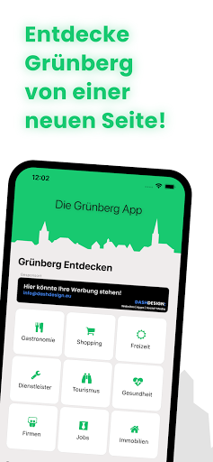 Android application Grünberg App 2 screenshort