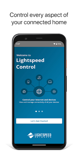 Android application Lightspeed Control screenshort