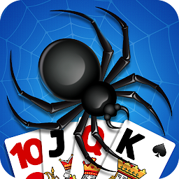 Icon image Spider Solitaire, large cards