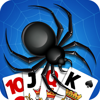 Spider Solitaire, large cards