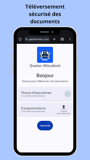Meo: Documents sécurisés Screen 3