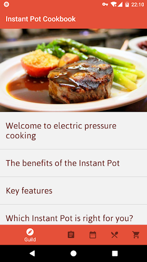 Pressure Cooker Cookbook Screen 3
