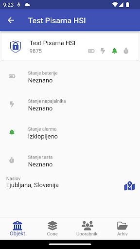 Alarm VNC Screen 3