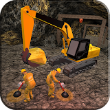 Gold Mine Construction Zone 3D icon