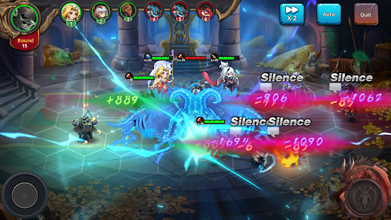 Runelords Arena: Captura de tela do Tático Hero Combat IDLE RPG