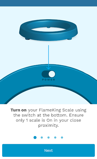 Android application Smart Propane Scale screenshort