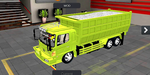 Android application MOD BUSSID Truck Muat Pasir screenshort