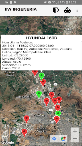 i-GPS Mobile Monitoreo en tiem Screen 2