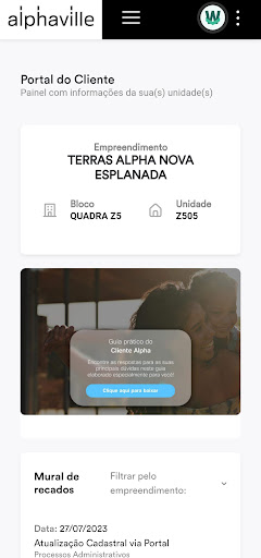 Cliente Alpha Screen 2