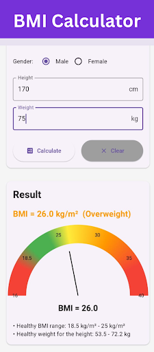 BMI Calculator Screenshot 4 - AppWisp.com