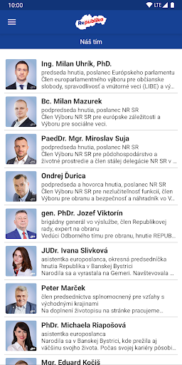 Hnutie Republika Screen 3
