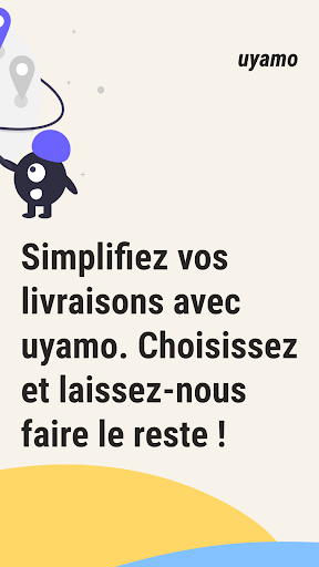 Uyamo - Recherche des livreurs Screen 2