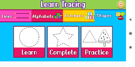 Kids Tracing Alphabets, Number