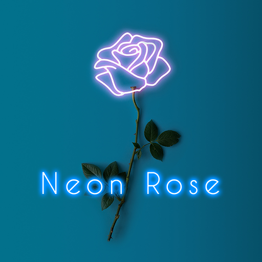 Neon Rose Theme +HOME logo