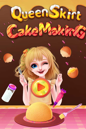 Android application Queen Skirt Cake Making screenshort