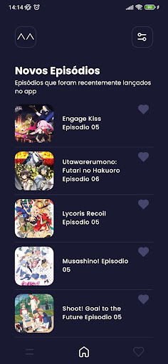 Android application Animeeb screenshort