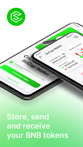 Android application SoCap Wallet screenshort