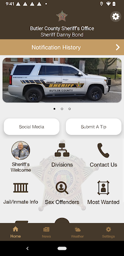 Android application Butler County Sheriff’s Office screenshort