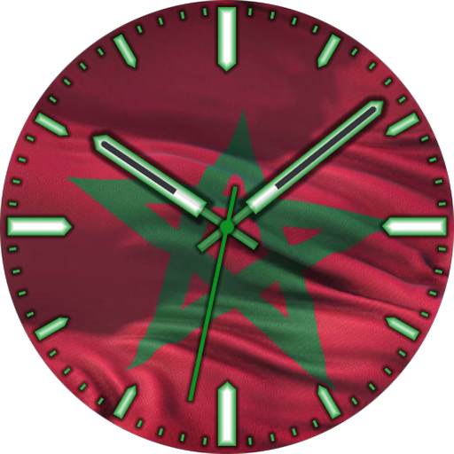 Morocco Flag Watch Face Logo