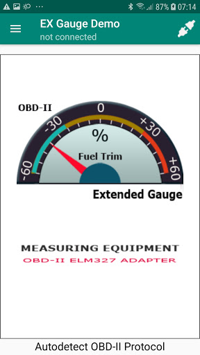 OBDII EX Gauge Demo Screen 2