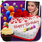 Cover Image of Download Photo On Birthday Cake - Cake  APK