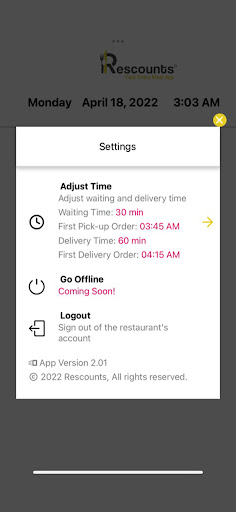 Rescounts Partner App Screen 2