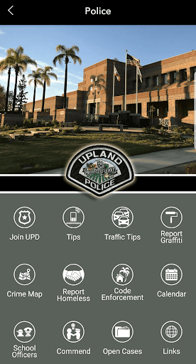 Android application City of Upland screenshort