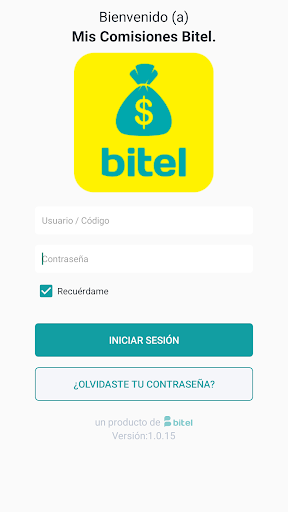 Android application Mis Comisiones Bitel screenshort