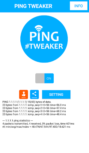 Ping Tweaker Tweak Ping Up To 5000 Byte S By Pradipta Dev Google Play Japan Searchman App Data Information