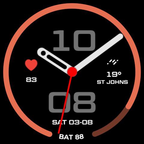 Night ver 72 - watch face screenshot 22