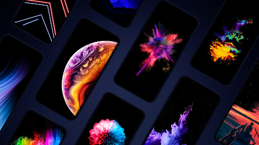 Android application Black Wallpapers 4K (Dark) screenshort