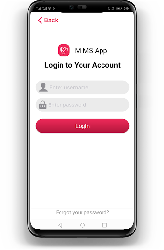 Android application MIMS App screenshort