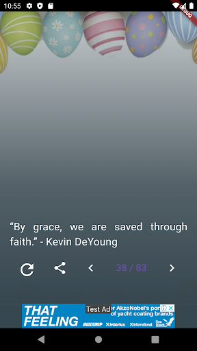 Android application Easter Quotes and Wishes screenshort