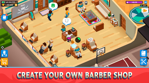 Idle Barber Shop Tycoon - Business Management Game