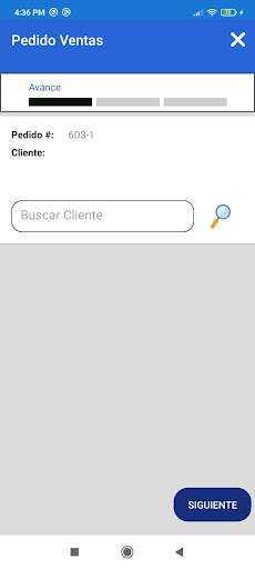 SECE Pedidos Screen 3