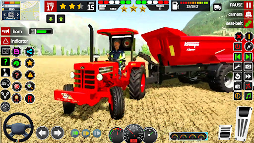 Android application Tractor Farming 3d Games 2024 screenshort