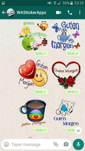Guten Morgen und Nacht Sticker Screen 2