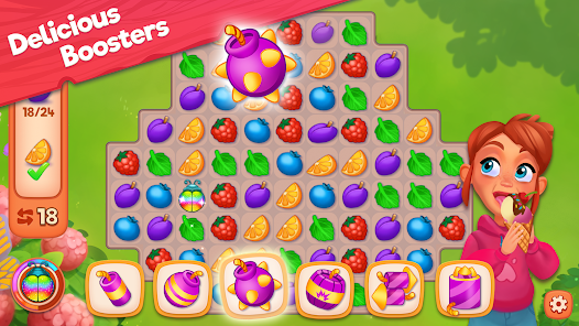 Delicious BB Decor Match 3 MOD APK 2.1.5 (Unlimited Boosters Lives) Android