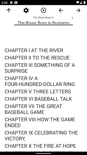 Android application Book, The Rover Boys in... screenshort