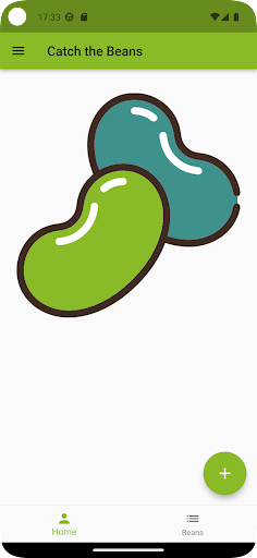 Android application Catch the Beans screenshort