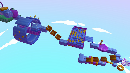 Sky rolling ball 3D: roll race Screen 3