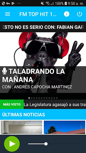Android application Fm Top Hit 102.7 screenshort