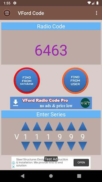 Captura 2 VFord Radio Security Code android