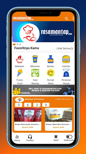 Android application Rasa Mantap screenshort
