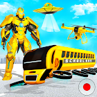 Schulbus-Roboter-Auto-Spiel 35