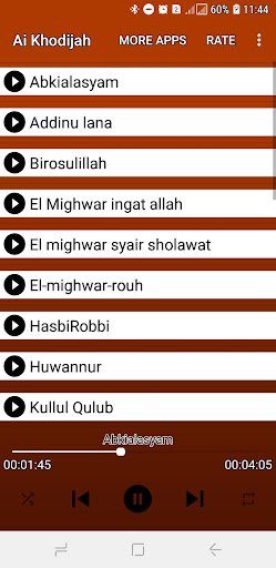 Android application Ai Khodijah Sholawat screenshort